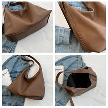 Load image into Gallery viewer, Soft Vegan Leather Tote Bag for Women