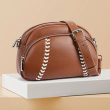Load image into Gallery viewer, Baseball shaped shoulder bag