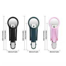 Load image into Gallery viewer, Portable Nail Scissors With Magnifying Glass