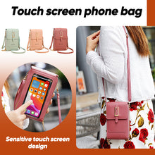 Load image into Gallery viewer, Crossbody Touch Screen Phone Bag