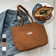 Load image into Gallery viewer, Corduroy Tote Bag