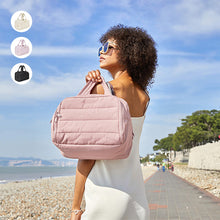 Load image into Gallery viewer, Large Wide-open Travel Makeup Bag