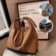 Load image into Gallery viewer, Soft Vegan Leather Tote Bag for Women