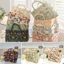 Load image into Gallery viewer, Boho Fabric Storage Basket