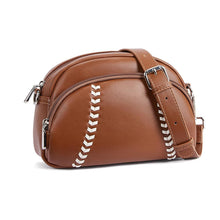 Load image into Gallery viewer, Baseball shaped shoulder bag