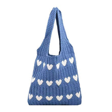 Load image into Gallery viewer, Knitted Love Tote Bag