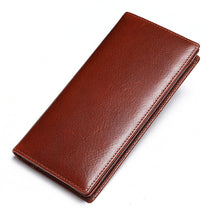 Load image into Gallery viewer, Men's Long Genuine Leather Wallet