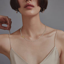 Load image into Gallery viewer, Cross Pearl Necklace