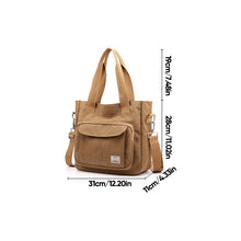 Load image into Gallery viewer, Large Capacity Solid Color Shoulder Bag
