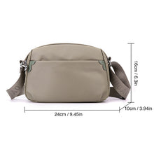 Load image into Gallery viewer, Lightweight Nylon Messenger Bag