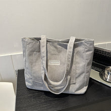 Load image into Gallery viewer, Corduroy Tote Bag