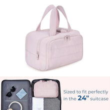 Load image into Gallery viewer, Large Wide-open Travel Makeup Bag