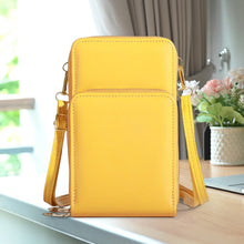 Load image into Gallery viewer, Three-layer Zipper Multifunctional Mobile Phone Bag