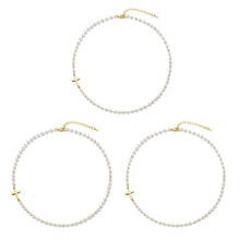 Load image into Gallery viewer, Cross Pearl Necklace