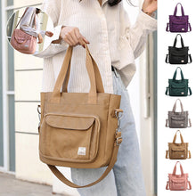Load image into Gallery viewer, Large Capacity Solid Color Shoulder Bag