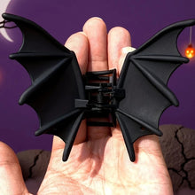 Load image into Gallery viewer, Matte Black Bat Hair Claw
