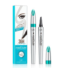 Load image into Gallery viewer, 3D Waterproof Microblading Eyebrow Pen 4 Fork Tip Tattoo Pencil