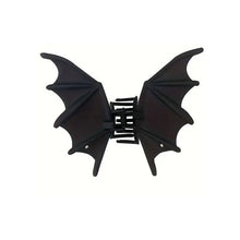 Load image into Gallery viewer, Matte Black Bat Hair Claw