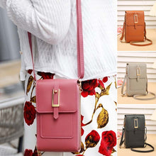 Load image into Gallery viewer, Crossbody Touch Screen Phone Bag