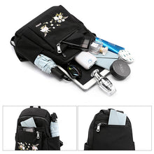 Load image into Gallery viewer, Schoolgirls' Embroidered Backpack