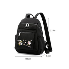 Load image into Gallery viewer, Schoolgirls' Embroidered Backpack