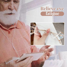 Load image into Gallery viewer, Fashionable Anti-blue Light Rimless Reading Glasses