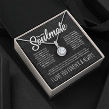 Load image into Gallery viewer, To My Soulmate Sparkling Round Created Necklace  - š„š„Pre-sale For A Limited Time With The Lowest Discount