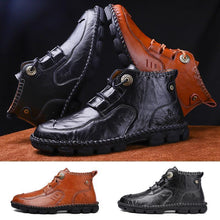 Load image into Gallery viewer, Men's Hand-stitched Martin Boots
