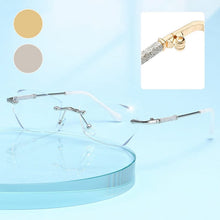 Load image into Gallery viewer, Fashionable Anti-blue Light Rimless Reading Glasses