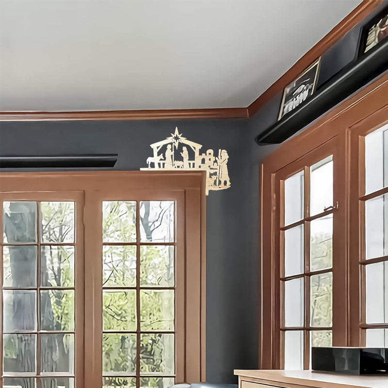 Christmas Door Frame Decorations lifesuny