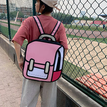Load image into Gallery viewer, 2D Cartoon Funny Backpack