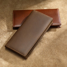 Load image into Gallery viewer, Men's Long Genuine Leather Wallet