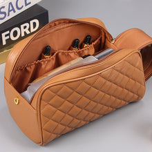 Load image into Gallery viewer, Quilted Plaid Cosmetic Bag