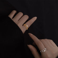 Load image into Gallery viewer, Double Butterfly Zircon Ring