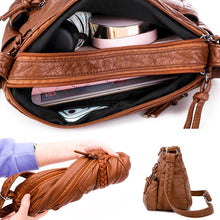 Load image into Gallery viewer, Large Capacity Wave Leather Case