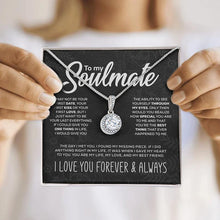 Load image into Gallery viewer, To My Soulmate Sparkling Round Created Necklace  - š„š„Pre-sale For A Limited Time With The Lowest Discount