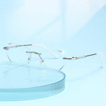 Load image into Gallery viewer, Fashionable Anti-blue Light Rimless Reading Glasses