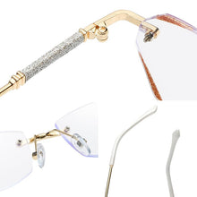 Load image into Gallery viewer, Fashionable Anti-blue Light Rimless Reading Glasses
