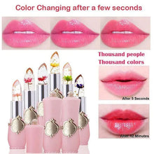 Load image into Gallery viewer, Crystal Jelly Flower Color Changing Lipstick