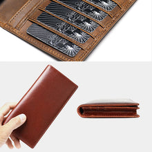 Load image into Gallery viewer, Men's Long Genuine Leather Wallet