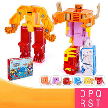 Load image into Gallery viewer, English Letters Deformed Dinosaur Toys