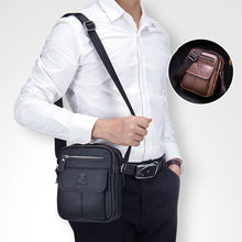 Load image into Gallery viewer, PU Leather Crossbody Bag for Men