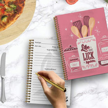 Load image into Gallery viewer, Softcover Recipe Notebook