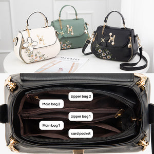 Fashion Embroidered Bucket Bag