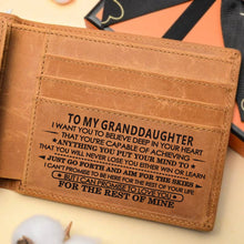 Load image into Gallery viewer, Engraved Genuine Leather Wallet