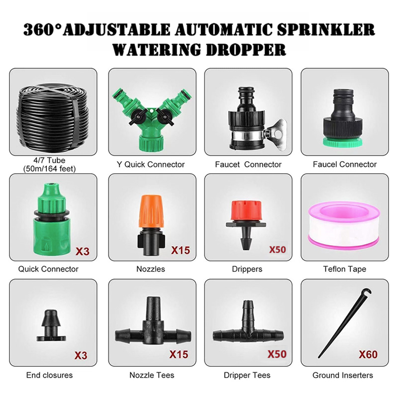 360°Adjustable Automatic Sprinkler Watering Dropper