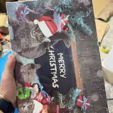 Load image into Gallery viewer, Christmas ountdown cat Calendar