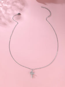 Cross Pearl Necklace