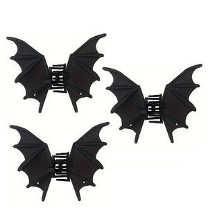 Matte Black Bat Hair Claw