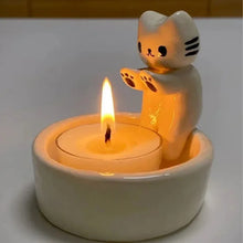 Load image into Gallery viewer, Cute Cat Candle Holder
